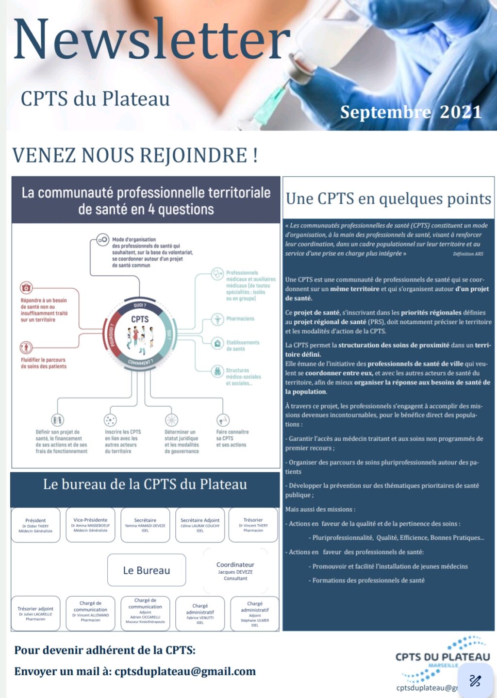 newsletter septembre 2021