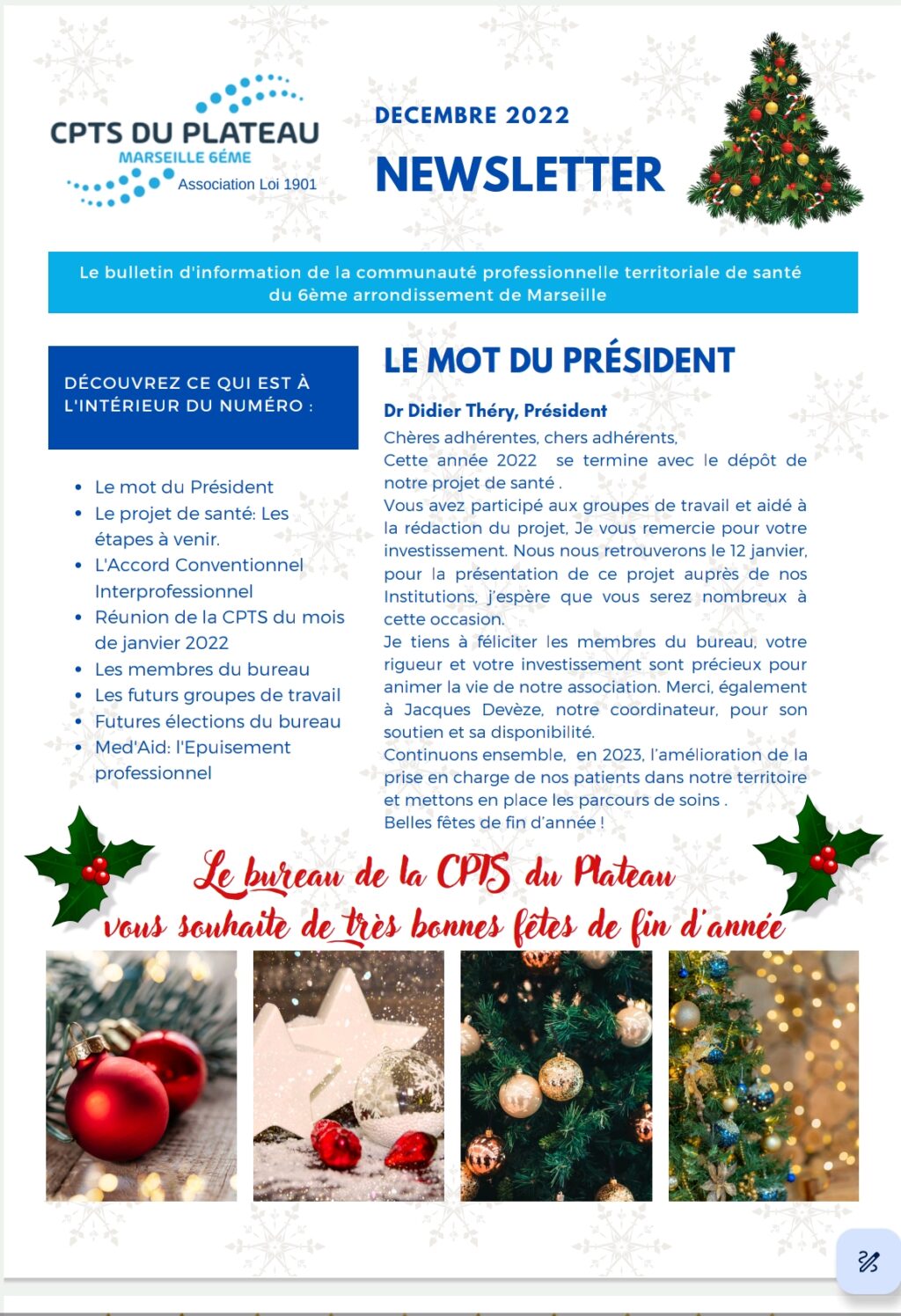 newsletter decembre 2022